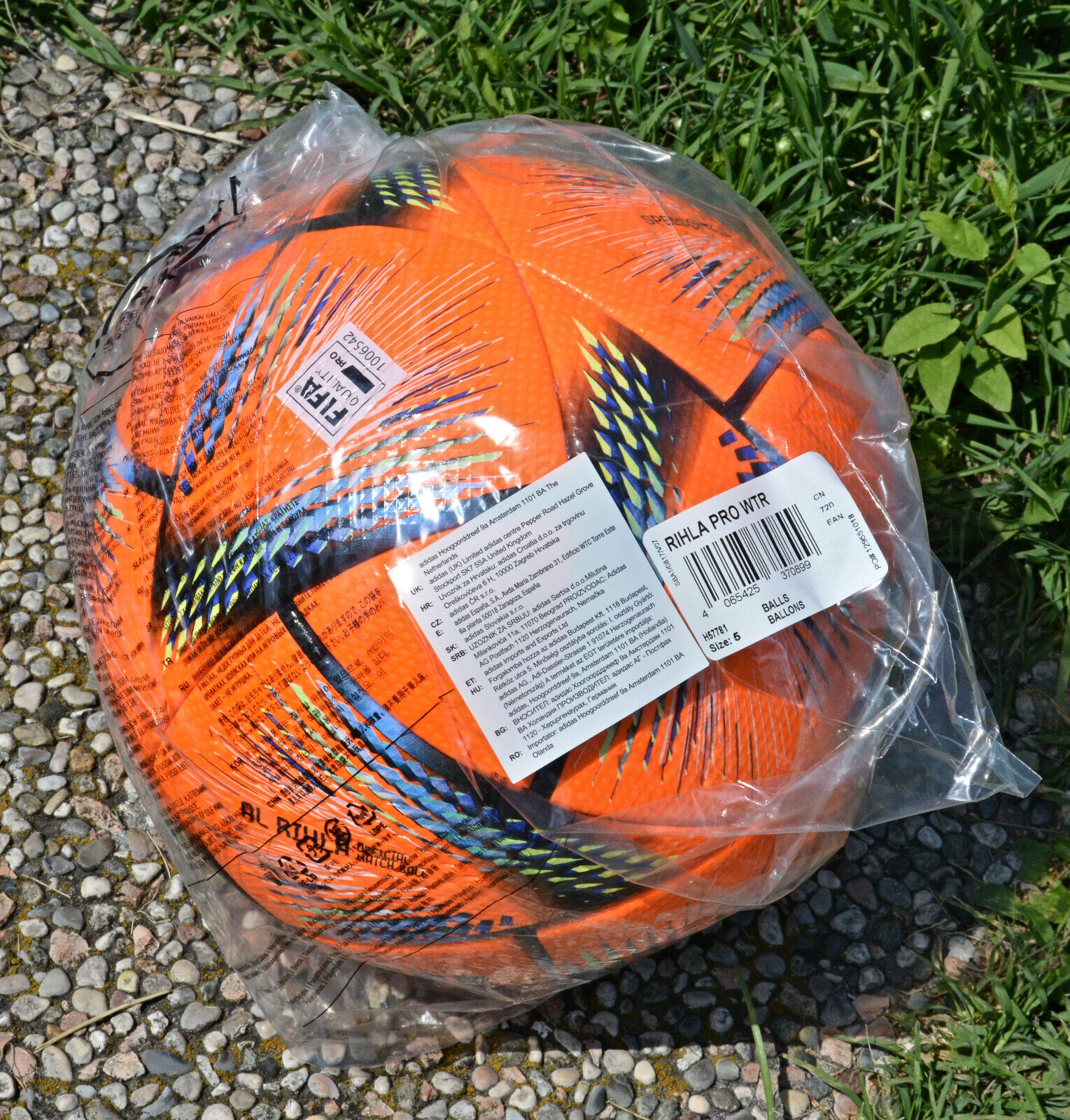 Pallone Adidas Al Rihla Pro Winter new originale FIFA MONDIALI calcio QATAR 2022