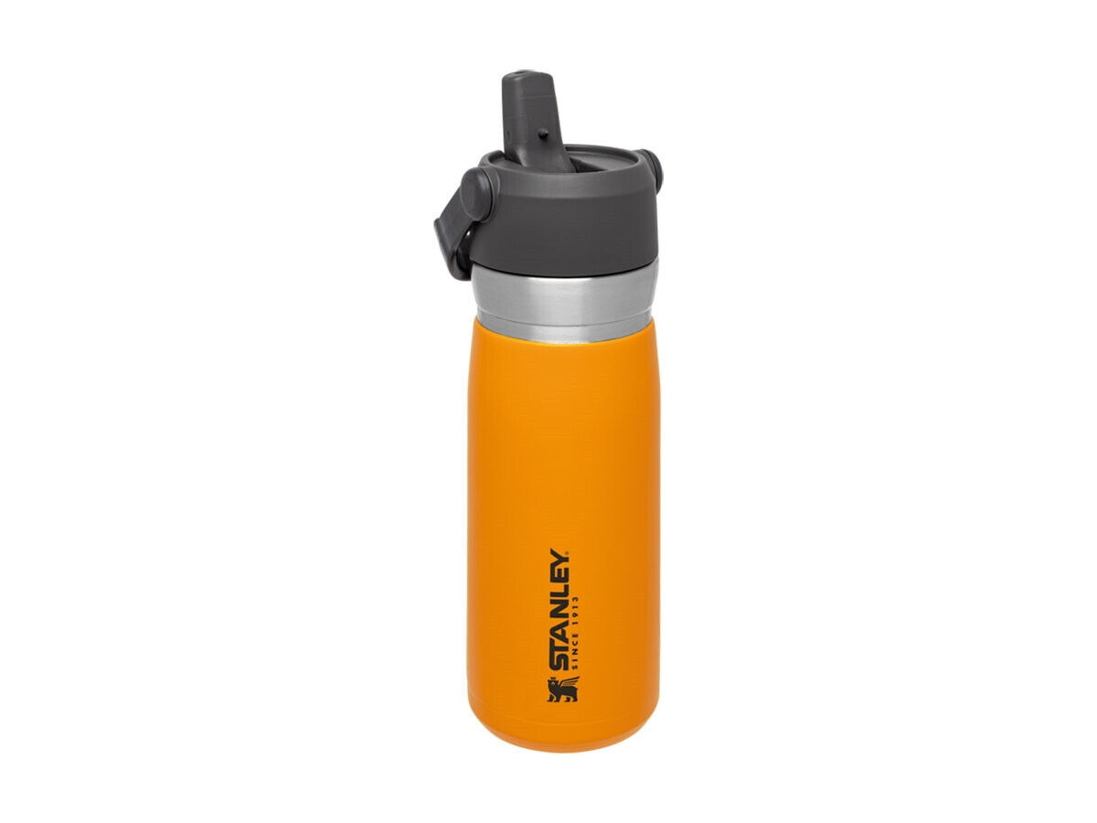Stanley GO ICEFLOW FLIP STRAW WATER BOTTLE 22oz /650ml Saffron