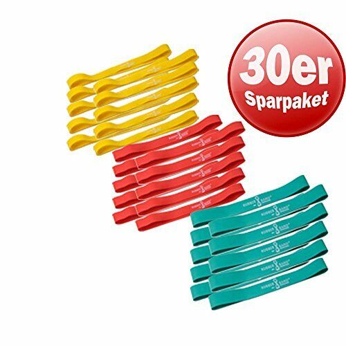 Dittmann Rubber Band 30er Set 3 Resistenze Training Functional Forza (t9U)