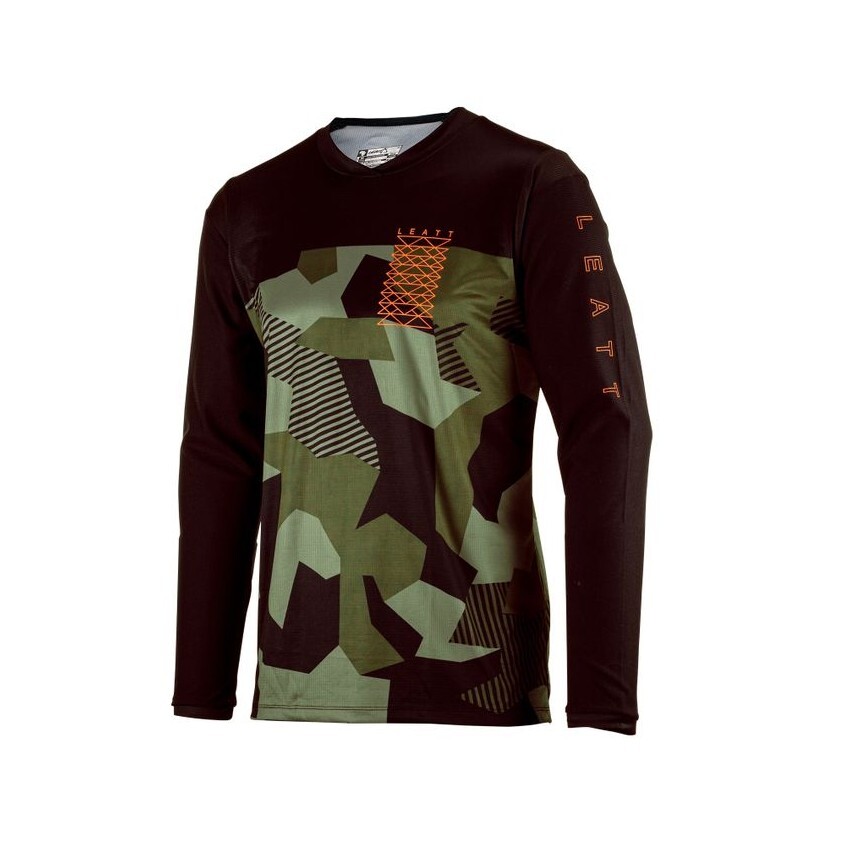 maglia maniche lunghe mtb gravity 3.0 camo LEATT ciclismo