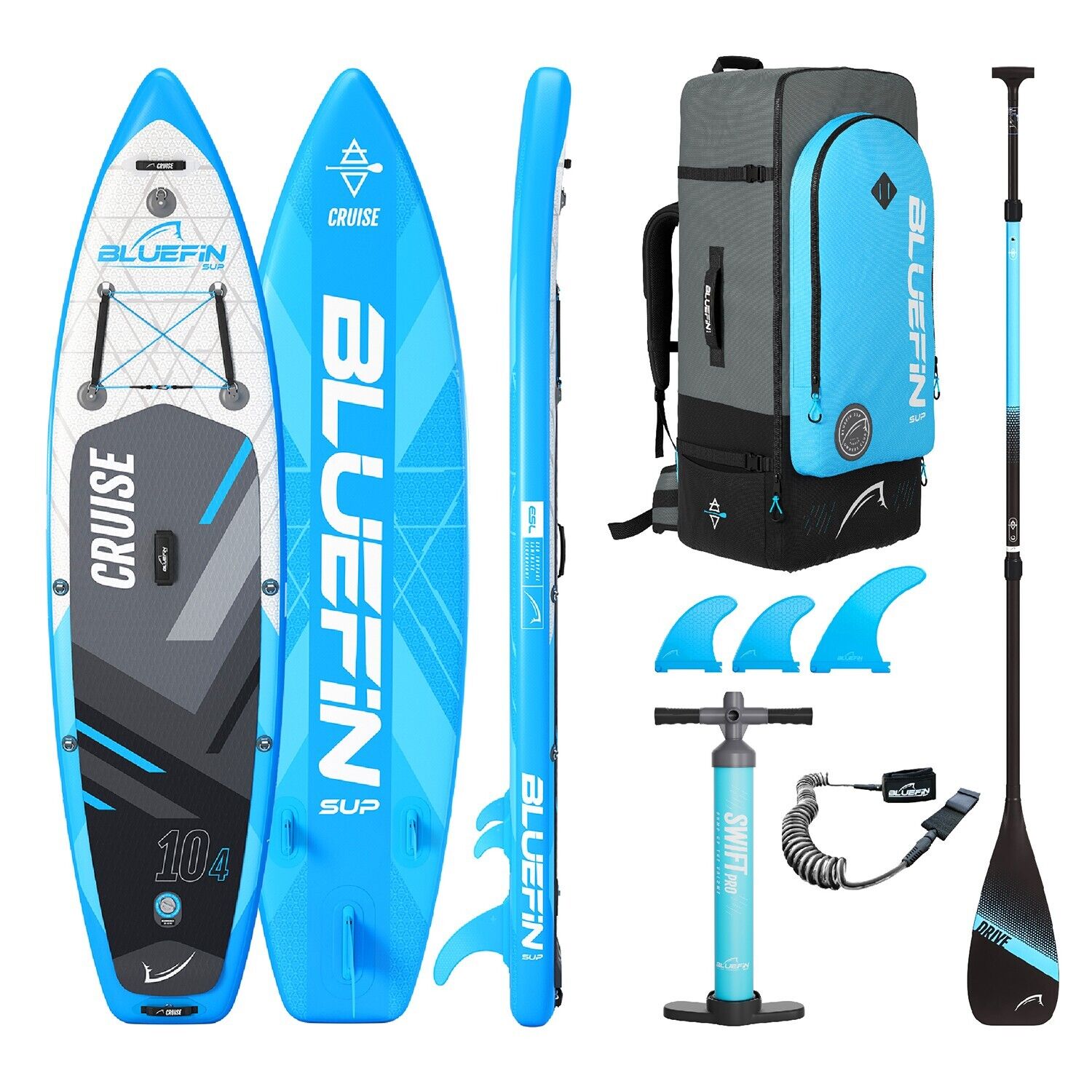 Tavola gonfiabile da Paddle Bluefin Cruise 10'4 | SUP per adulti