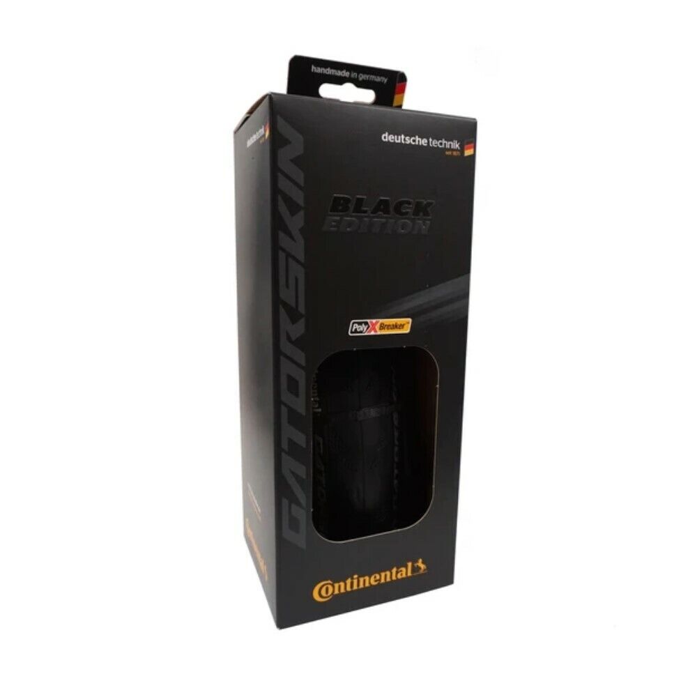 Continental Gatorskin Edizione Nera Pieghevole Pneumatici 700x25