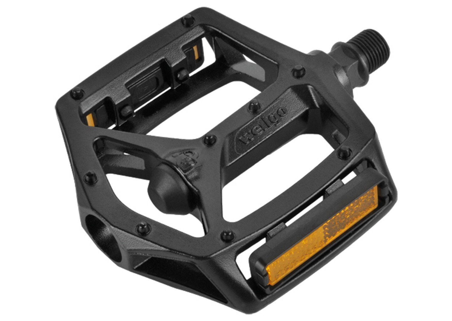 Pedali Wellgo MTB/BMX in plastica fibrorinforzata nero