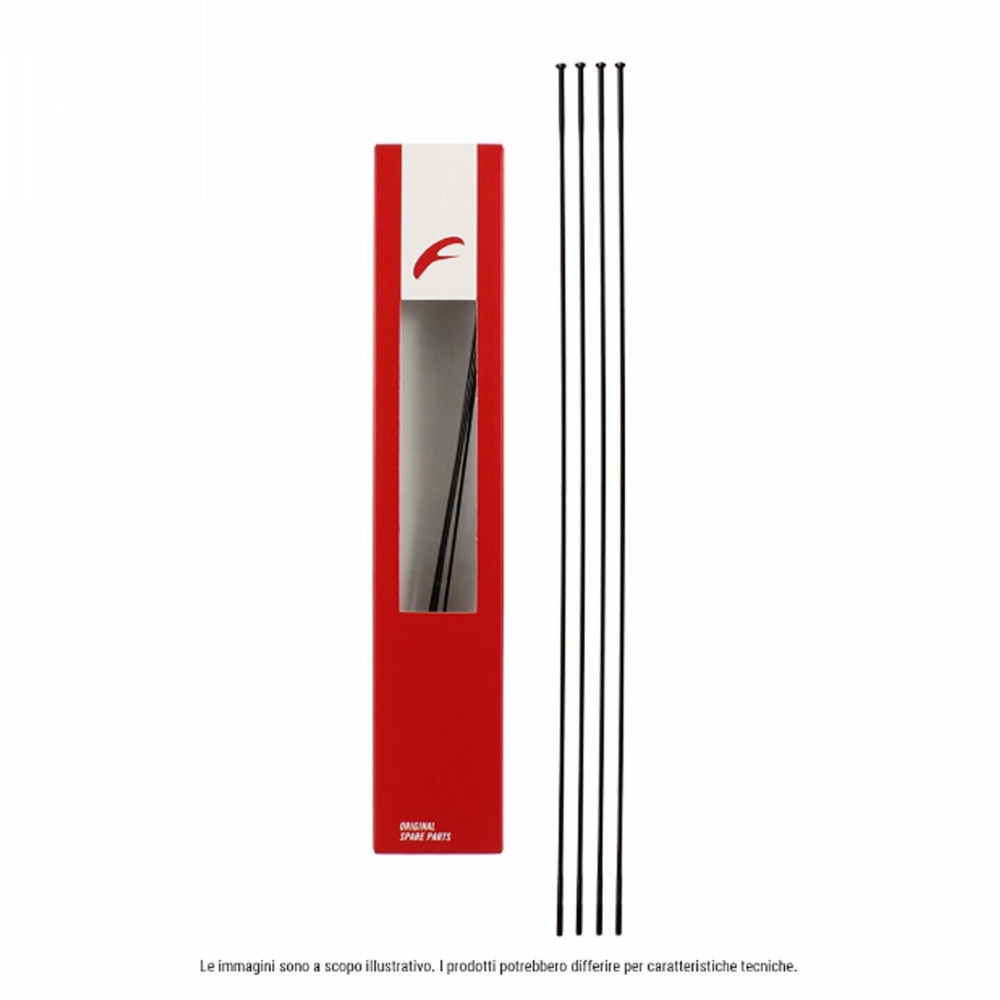 Kit raggi r4r-ds282 posteriore sx per racing 4 db (4 pezzi) Fulcrum Bici