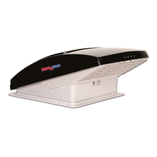 Maxxfan Deluxe oblò a ventilazione forzata motorizzato nero
