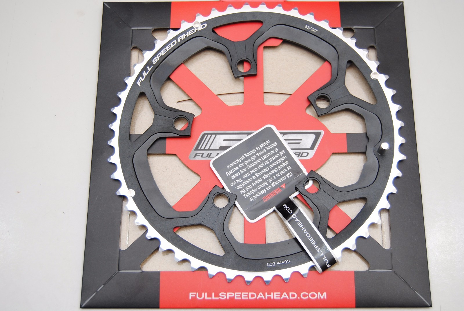 Corona 52T FSA GOSSAMER 5 Fori 110mm 11s WA047 CHAINRING FSA 52T SUPER ROAD