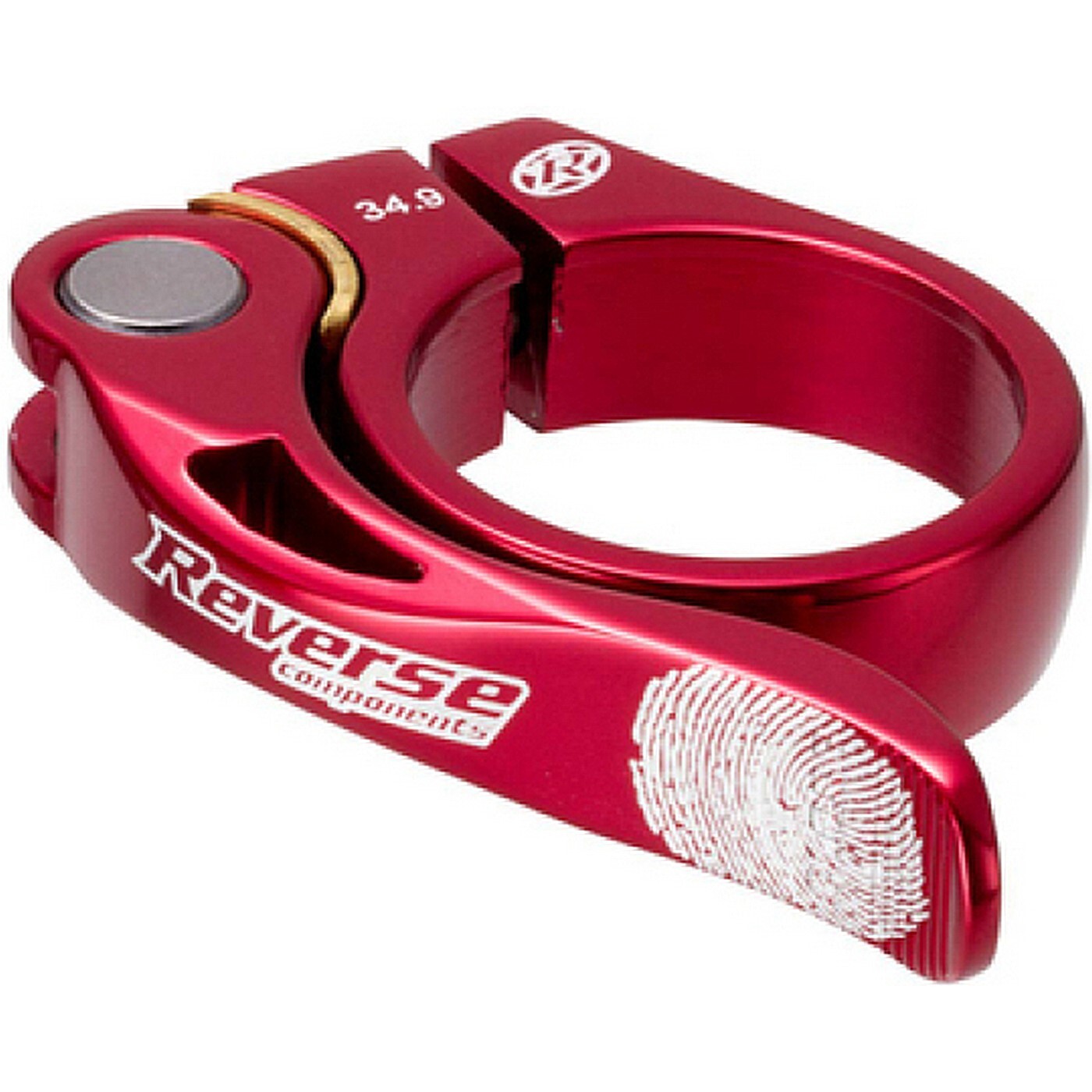 Morsetto sella reverse long life ø34 9mm rosso Bici