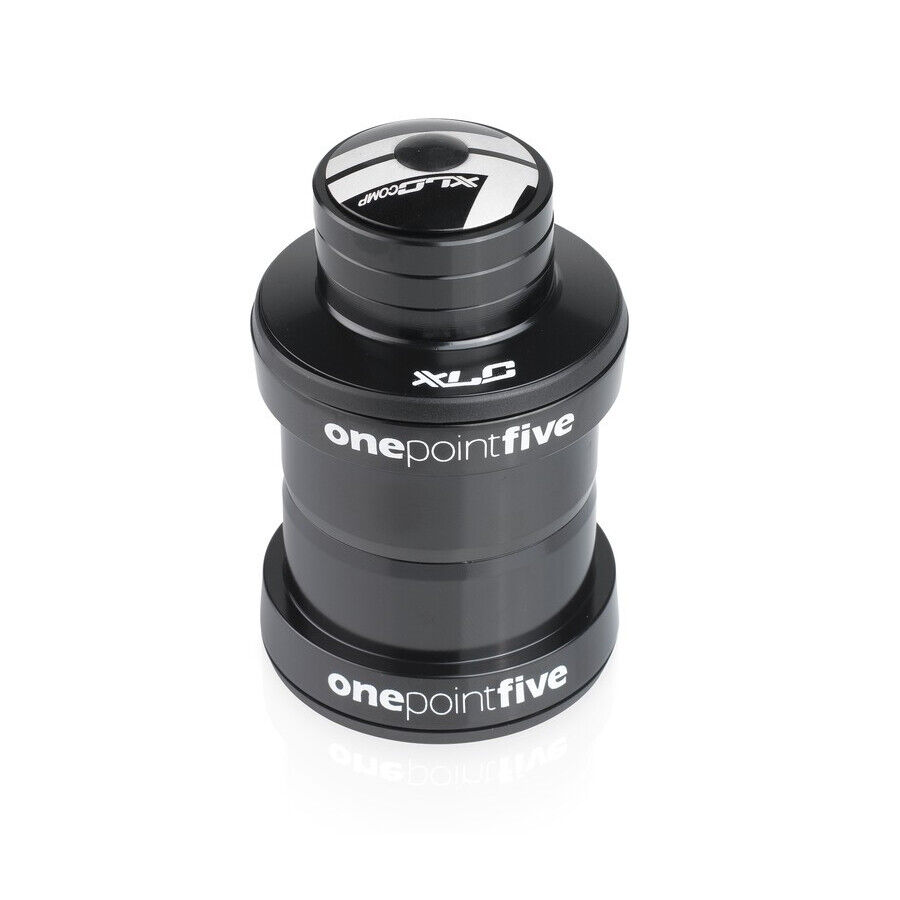 serie sterzo a-head hs-i12 1 1/8, cono 30,0 nero, semi integrata XLC ricambi bic