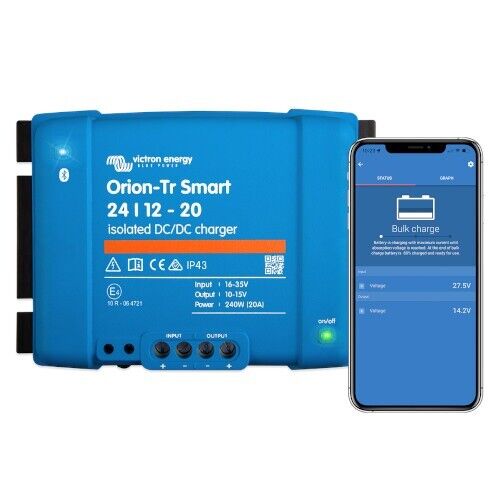 Victron Energy Orion-Tr Smart 12/24 V 10 A Isoliertes DC-DC-Caricatore ORI122424
