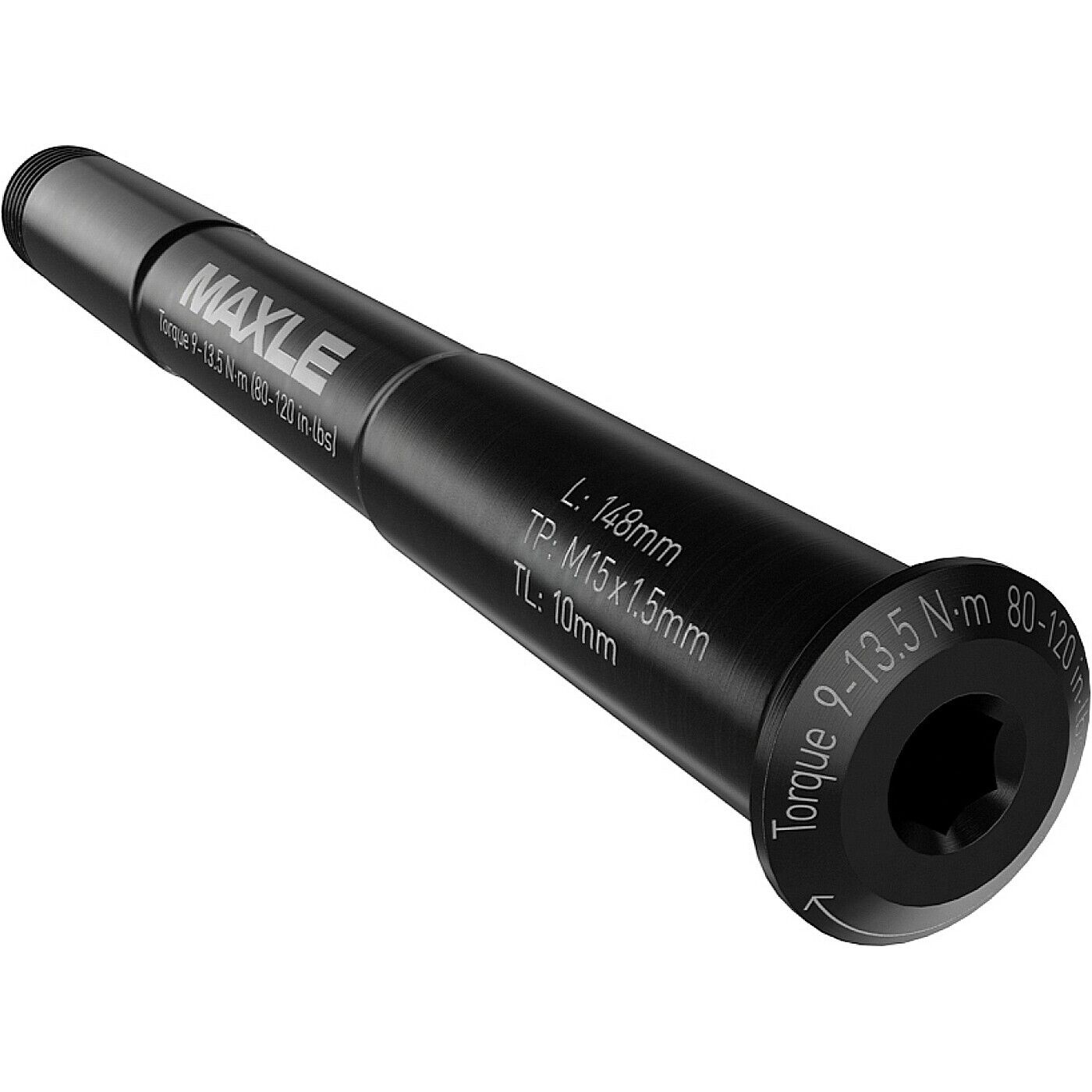 Rockshox maxle stealth anteriore 12x100 134mm filettatura 9mm m12x1.50 rudy Bici