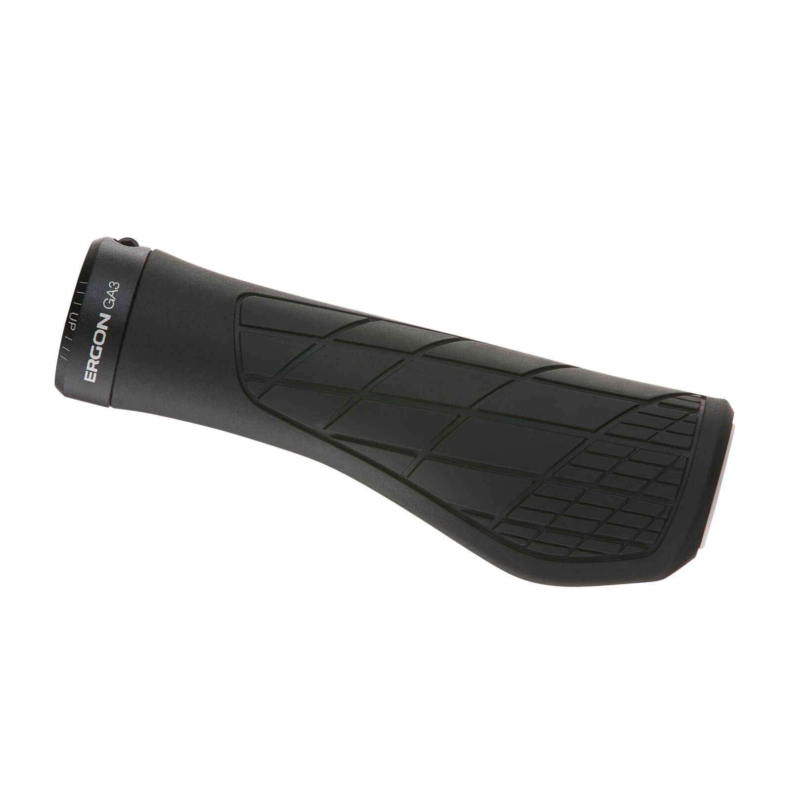 Ergon GA3 Lock-On Impugnature Nero Piccolo - MTB Hybrid Ciclista Bicicletta