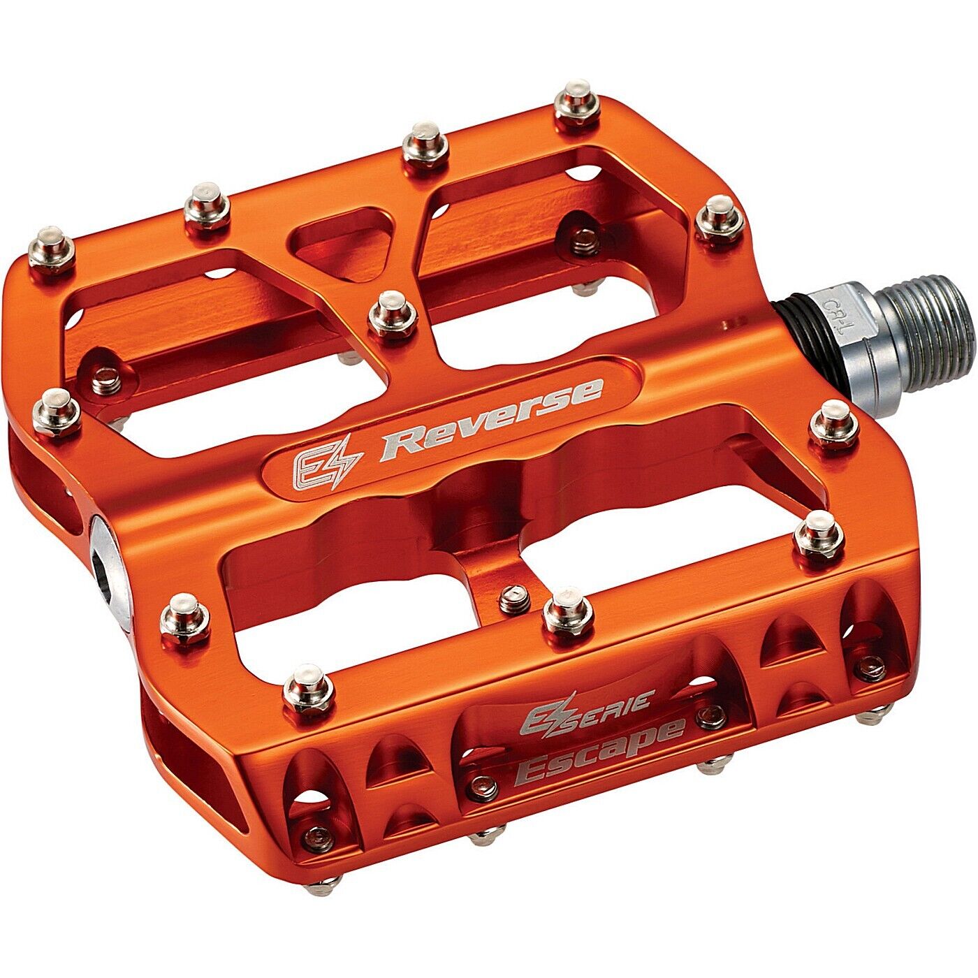 Reverse pedal e-escape orange corpo del pedale ottimizzato per e-bike Bici