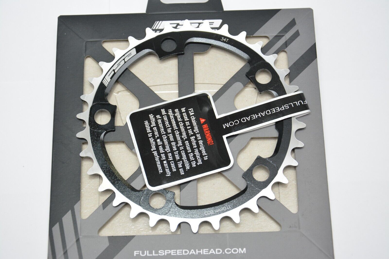Corona FSA K-FORCE LIGHT 34T 110mm 5 Fori 10/11s WB294 CHAINRING FSA 34T K-FORCE