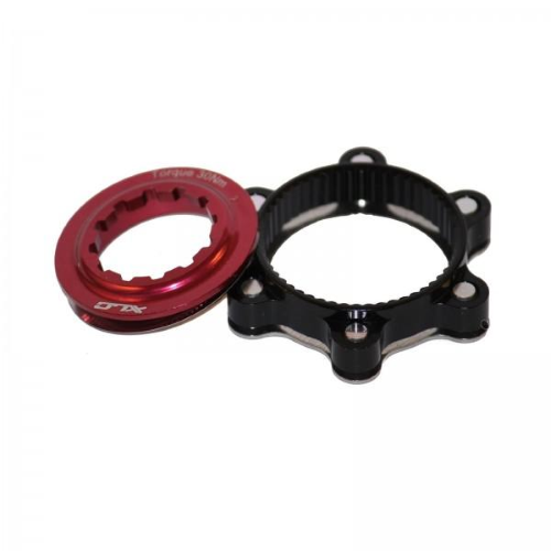 ADATTATORE XLC FRENO A DISCO CENTERLOCK BR-X62 ROTORE 6 FORI RED
