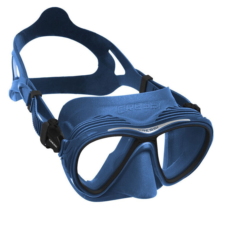 Maschera Cressi Sub Quantum Blu - Metal anti appannamento