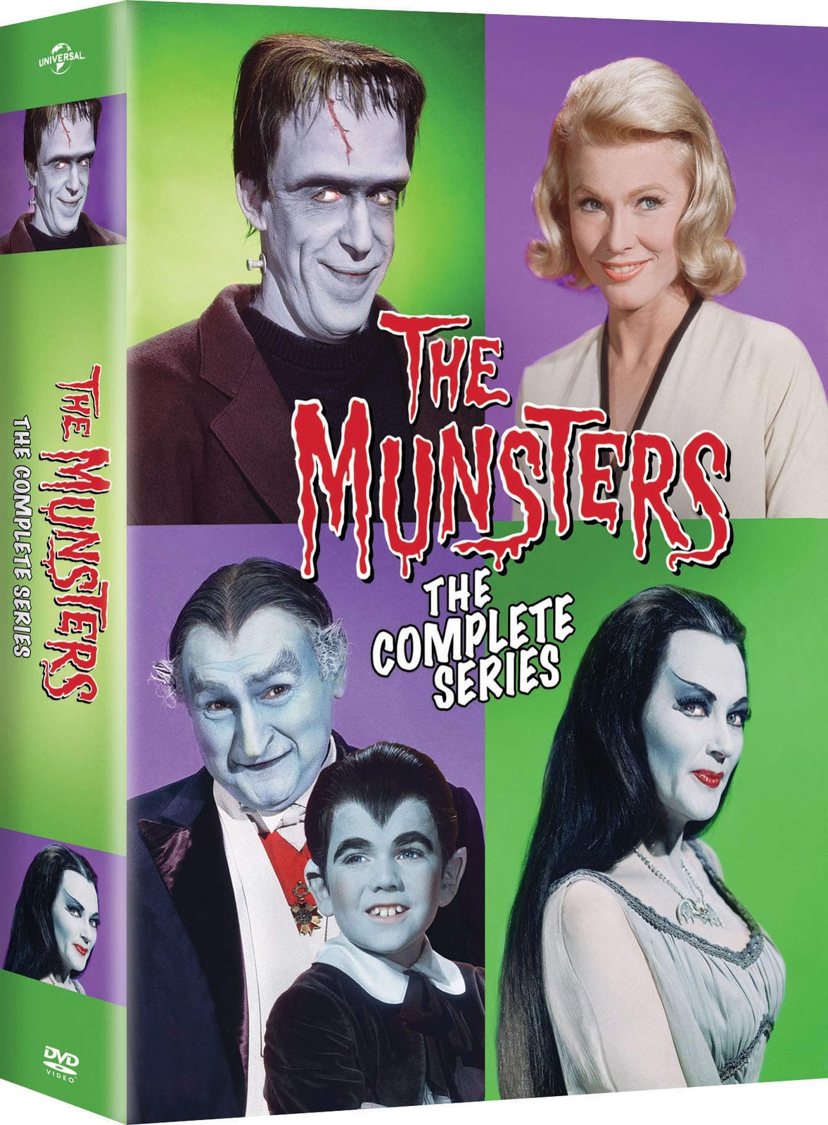 The Munsters: The Complete Series (DVD) Fred Gwynne Yvonne De Carlo Al Lewis