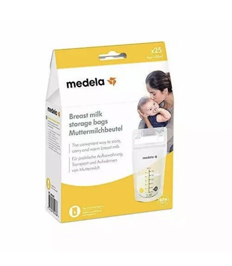(TG. 24Pezzi) Medela, Sacche per la Conservazione del Latte Materno, Ideali per