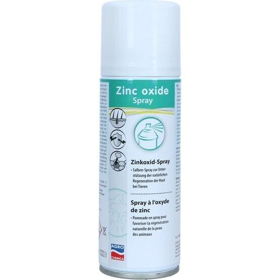 Zinc Oxide Spray 200ml unguento per rigenerazione naturale della pelle animali