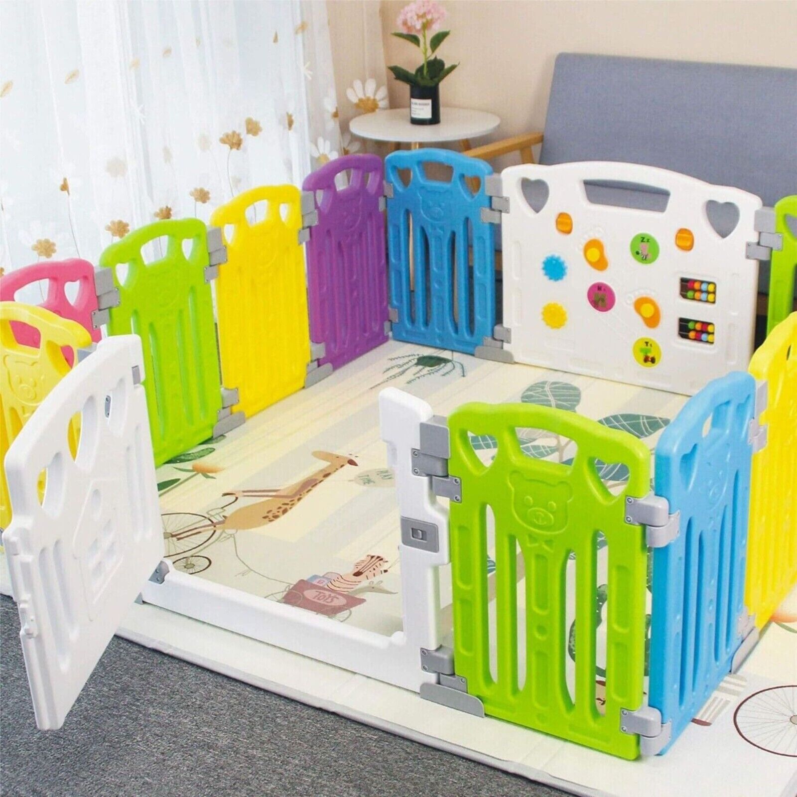 Baby Vivo Box Bambini Recinto Cancelletto Protezione Sicurezza Barriera Giochi