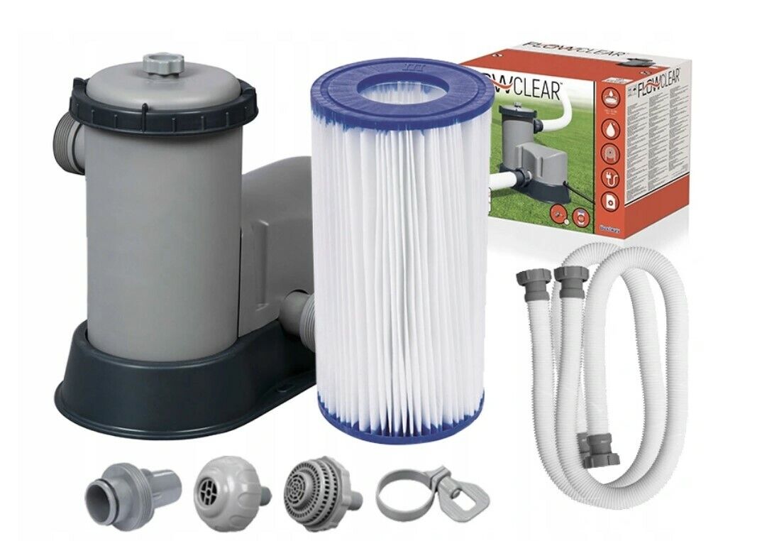 Bestway 58389 Pompa Filtro Poolpumpe Pompa per Piscina Patronenfilterpumpe