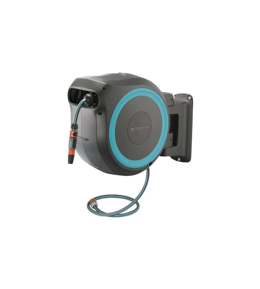 AVVOLGITUBO A PARETE AUTOMATICO GARDENA "ROLLUP M/L" IN PLASTICA 57,2x26,1x48...