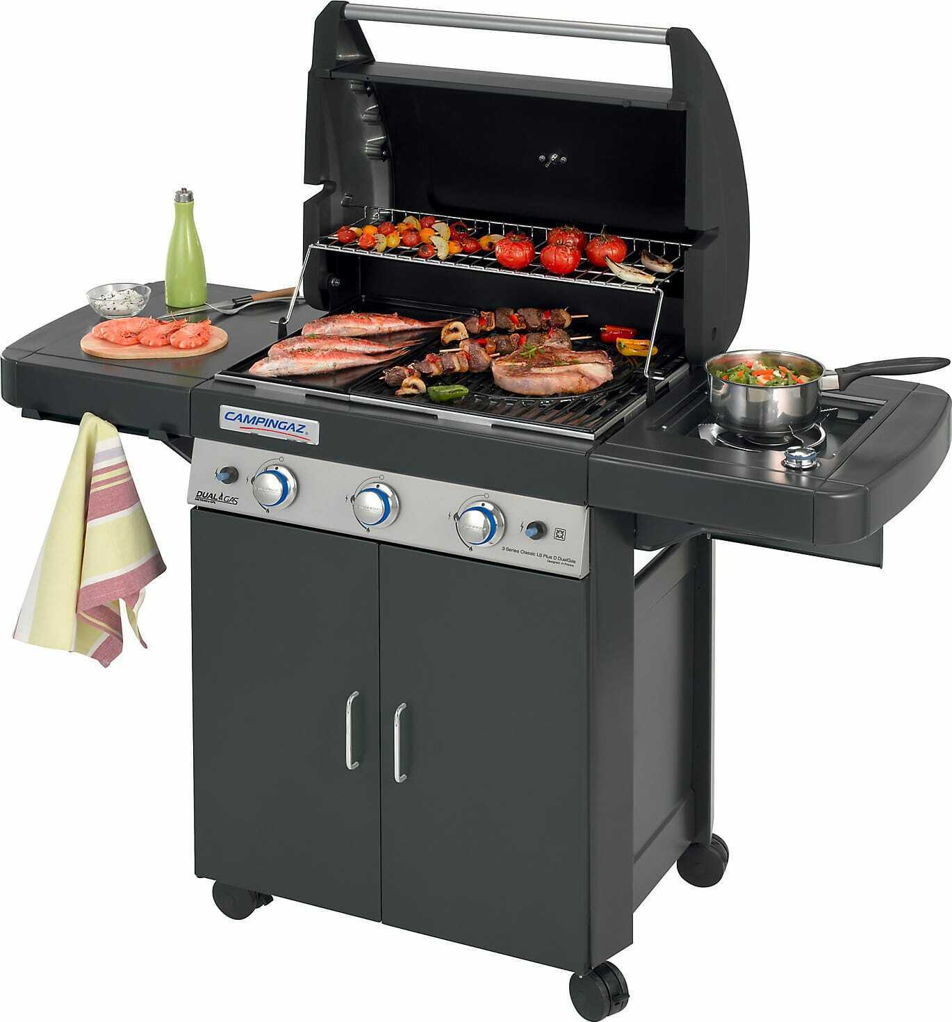 Barbecue a Gas Campingaz BBQ Gas Giardino 9.6+2.3 kW 3 Series Classic Plus Dark