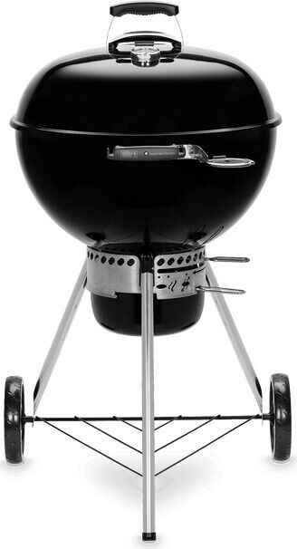 WEBER Barbecue a Carbonella BBQ Carbone Giardino Ø 57 cm con Coperchio Nero GBS