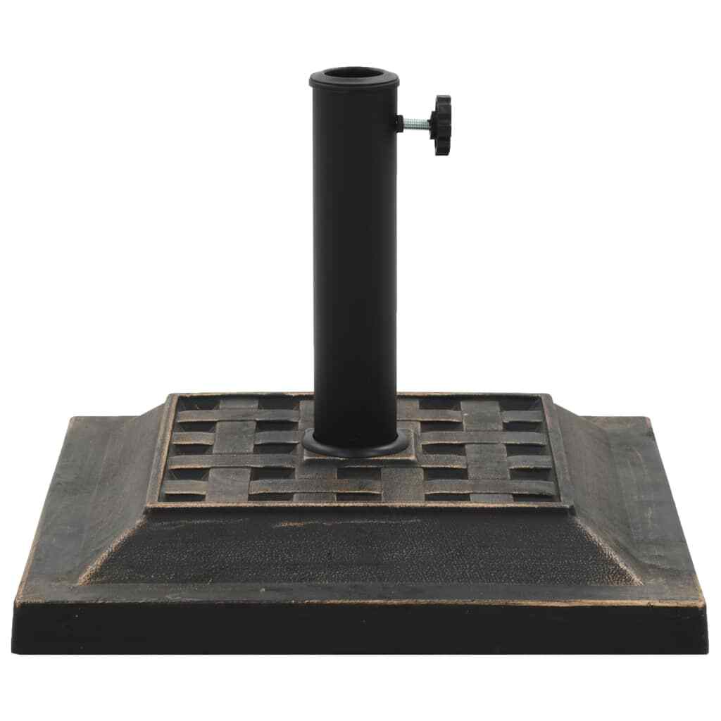 AX Base Ombrellone Parasole Poliresina 12Kg Spiaggia Ombrelloni Bronzo New 45207