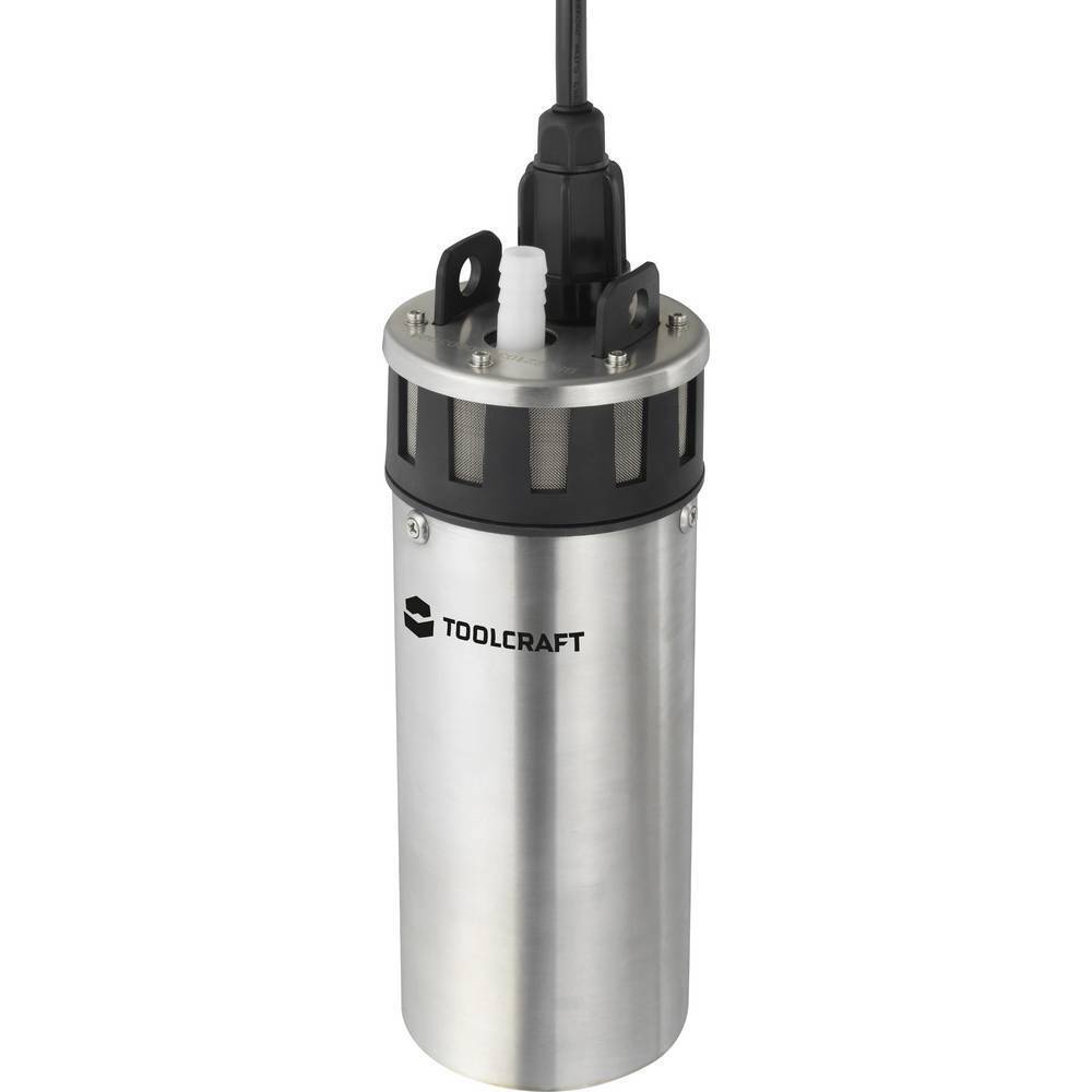TOOLCRAFT TO-7159143 Pompa per pozzi 390 l/h 24 V/DC