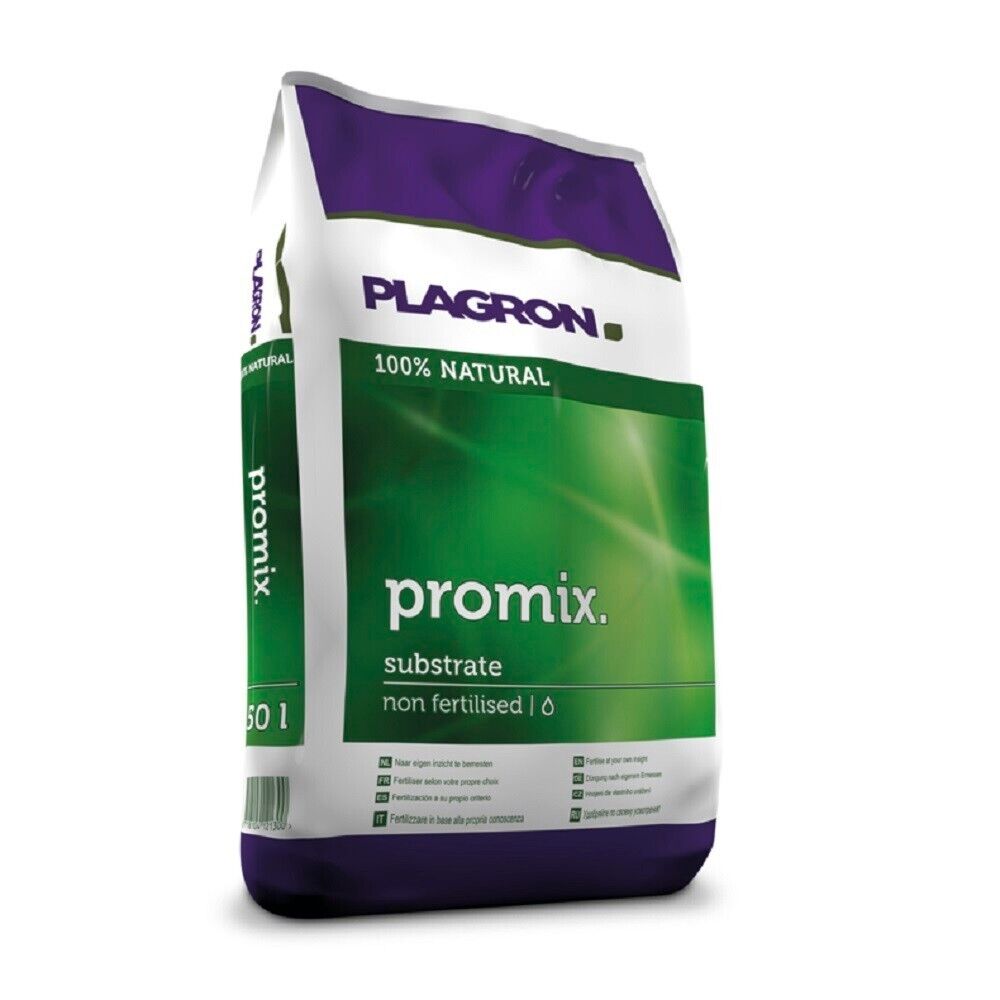 terriccio universale Plagron promix con humus lombrico torba terra leggera 50 L