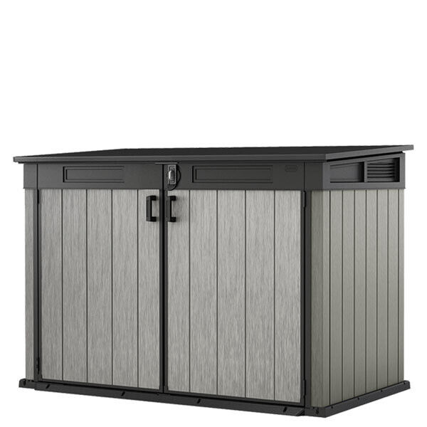 Armadio Porta attrezzi In Resina da giardino Keter 190,5x109x132,5 GRANDE-STORE