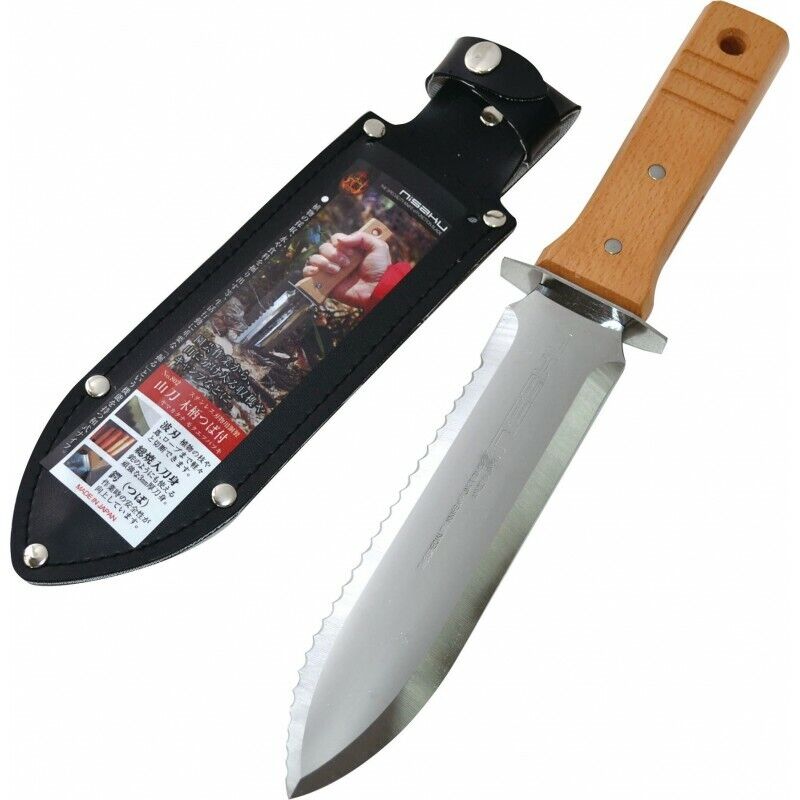 Coltello da Scavo, Paletta da Giardiniere, Trapiantatoio Hori Hori in Acciaio In