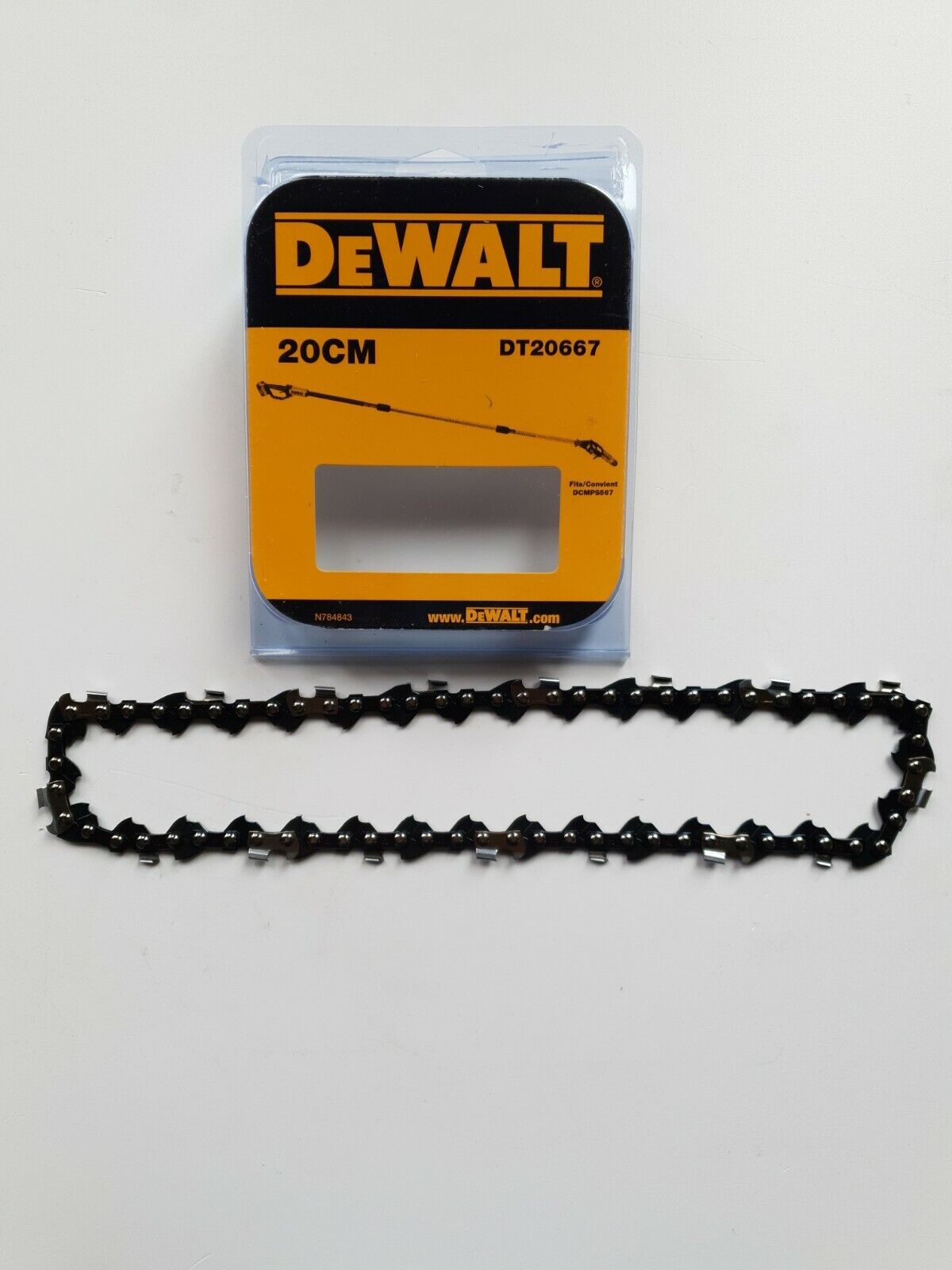 CATENA CROMATA RICAMBIO DT20667 x POTATORE ESTENSIBILE BATTERIA DEWALT DCMPS567P