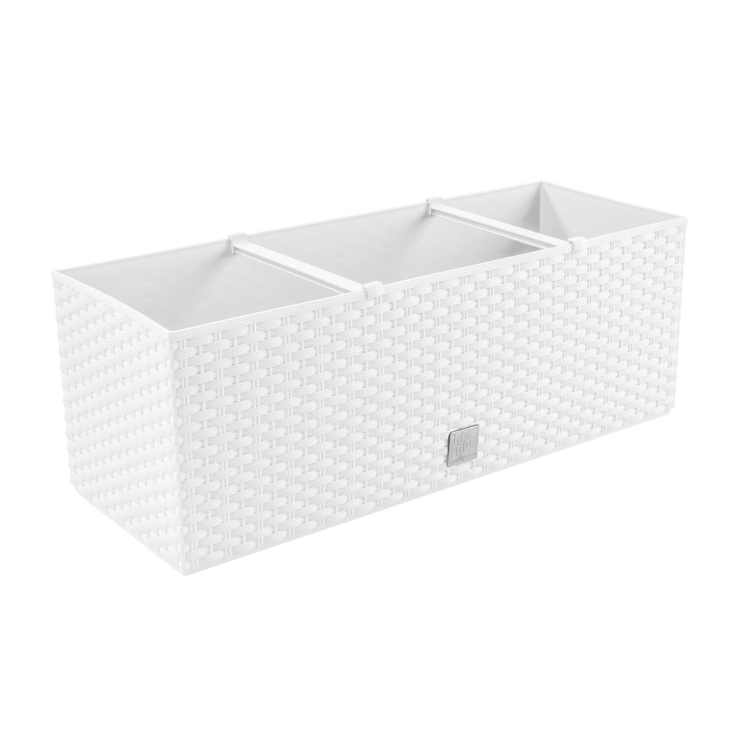 Fioriere comprensive di vaso per irrigazione RATO CASE DRTC600 Bianco