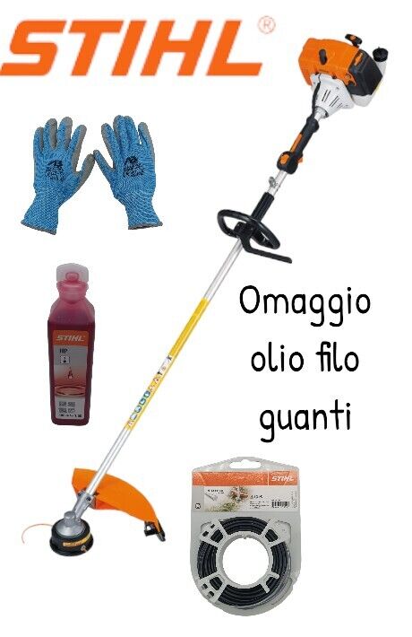 STIHL FS 120 R Decespugliatore a Scoppio 2T 6kg 30,8 cc omaggio guanti filo olio