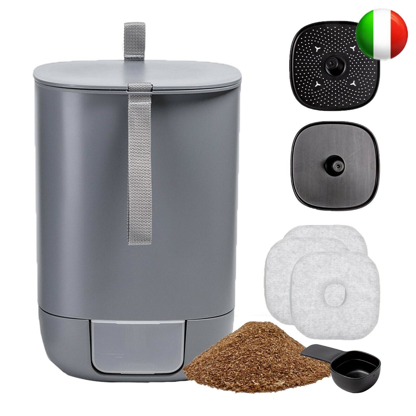 Bokashi Urbalive Design 14 litri con raccoglitore di succo integrato