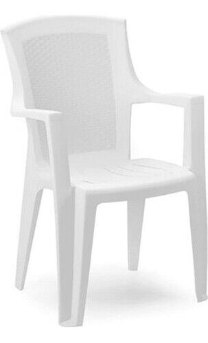 Poltrona Monoblocco Eden 60 x 62 x 89 cm Bianco Ipae - Progarden EDN050BI
