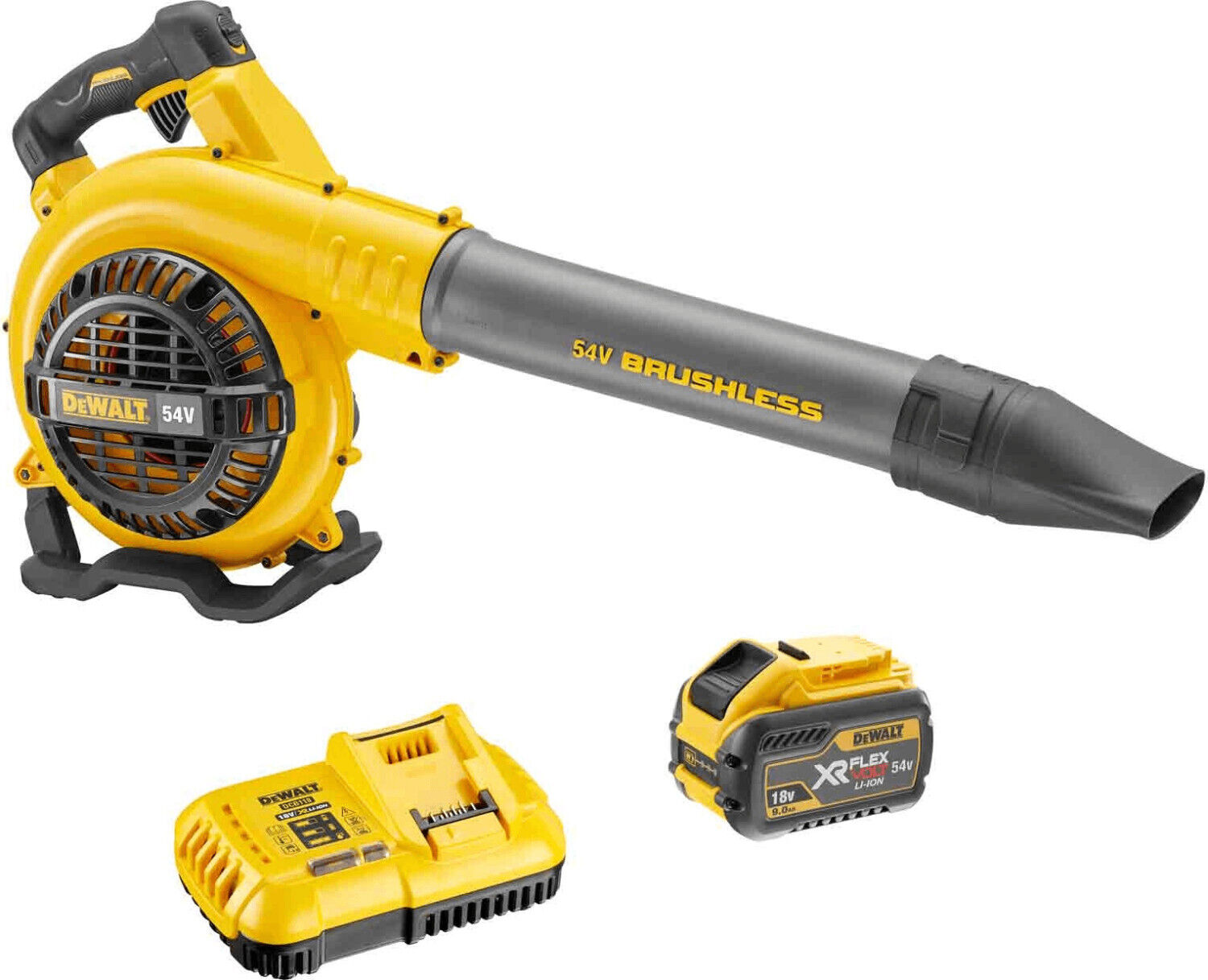 Soffiatore a batteria 207 Km/h DEWALT DCM572X1-QW 54V con batteria 9Ah