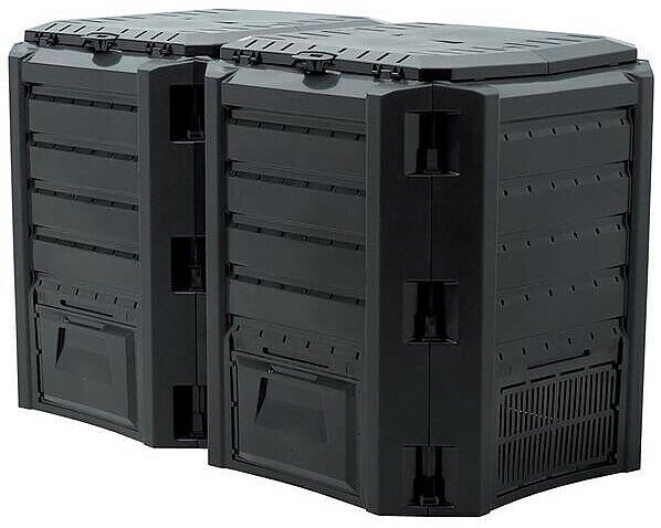 Modulo Quick Composter 800L ThermoKomposter Composter Compost Nero