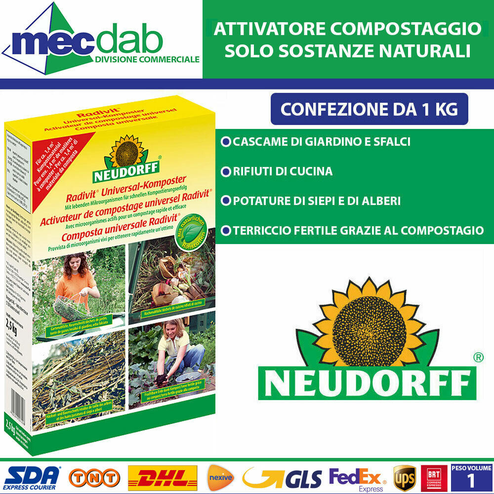 Attivatore Del Compostaggio Naturale Per Decomposizione 1KG Radavit Neudorff