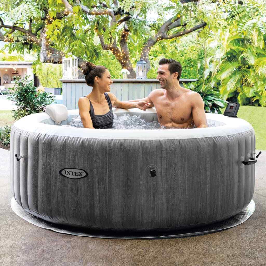Intex Vasca da da Spa PureSpa Greywood DELUXE 196 cm INTEX
