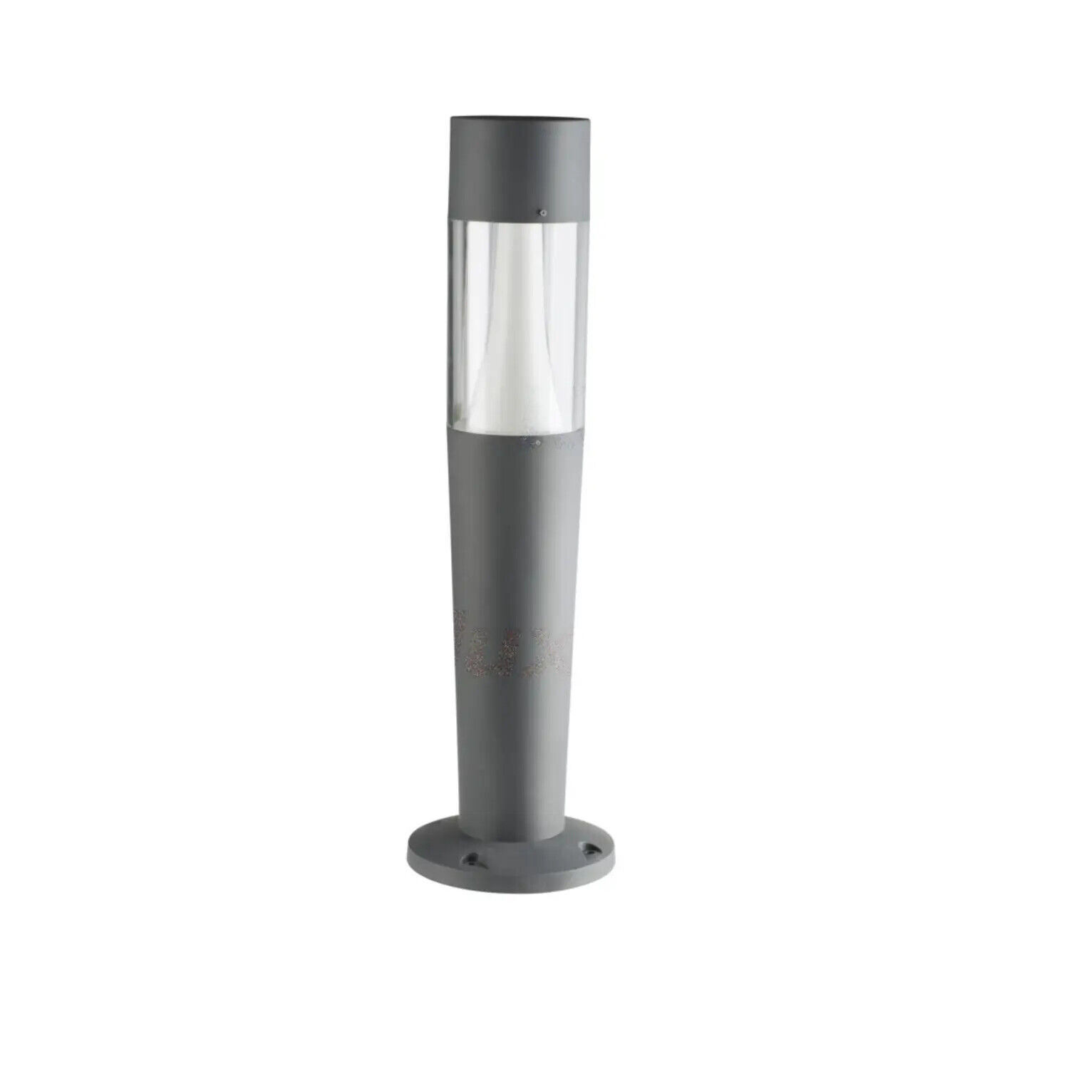 lampioncino lampione giardino architettonico invo GU10 grafite 77 cm basamento
