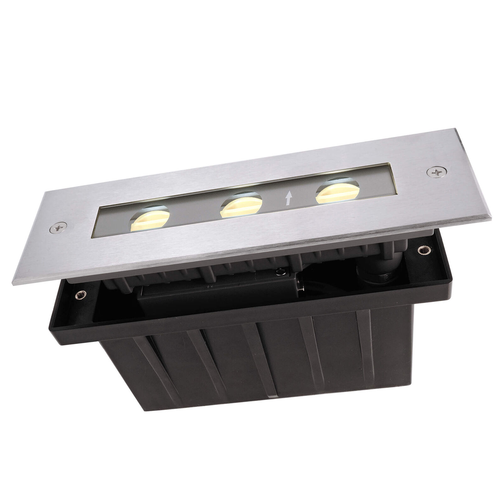 Faretto CARRABILE IP67 segnapassi asimmetrica LED 5W incasso luce giardino 230V