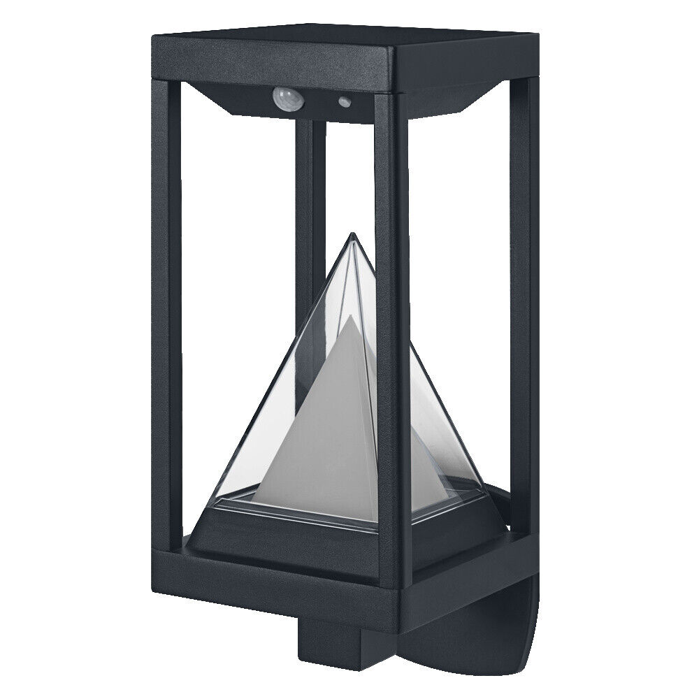 LEDVANCE SMART+ Outdoor Bluetooth Solar-Wandleuchte, mit warmweißem (3000K) und