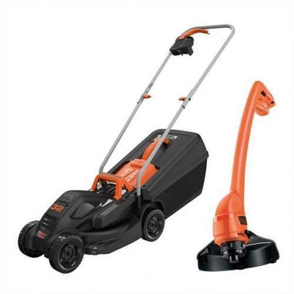 BLACK & DECKER TAGLIAERBA ELETTRICO DA 32CM 1000W CON STRING TRIMMER GL250 BEMW3