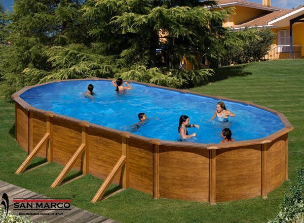 Piscina fuori terra Gre KITPROV503W Pacific ovale 500x300 cm