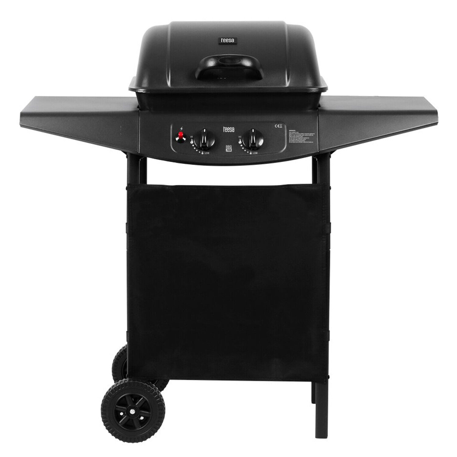 Barbecue gas Griglia grill Teesa BBQ 2000 TSA0800 con 2 fuochi