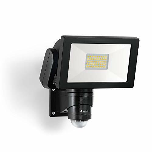 Steinel Faretto a LED LS 300 S nero, proiettore da 29,5 W, rilevatore di (n0R)