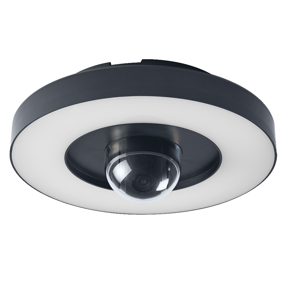 LEDVANCE SMART+ Outdoor-Wand- & Deckenleuchte + Kamera, warmweißes LED-Licht (30