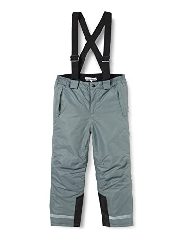 Playshoes Pantaloni Da Neve, Pantaloni Da Sci, Pantaloni Da Snowboard Unisex - Bambini E Ragazzi, Grigio, 128